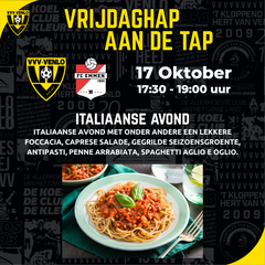 Vrijdaghap aan de tap | Italiaanse avond