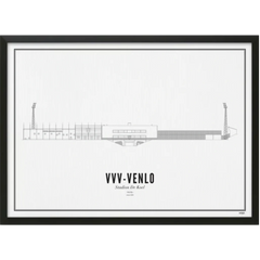 Poster Stadion De Koel x WIJCK 21x30CM